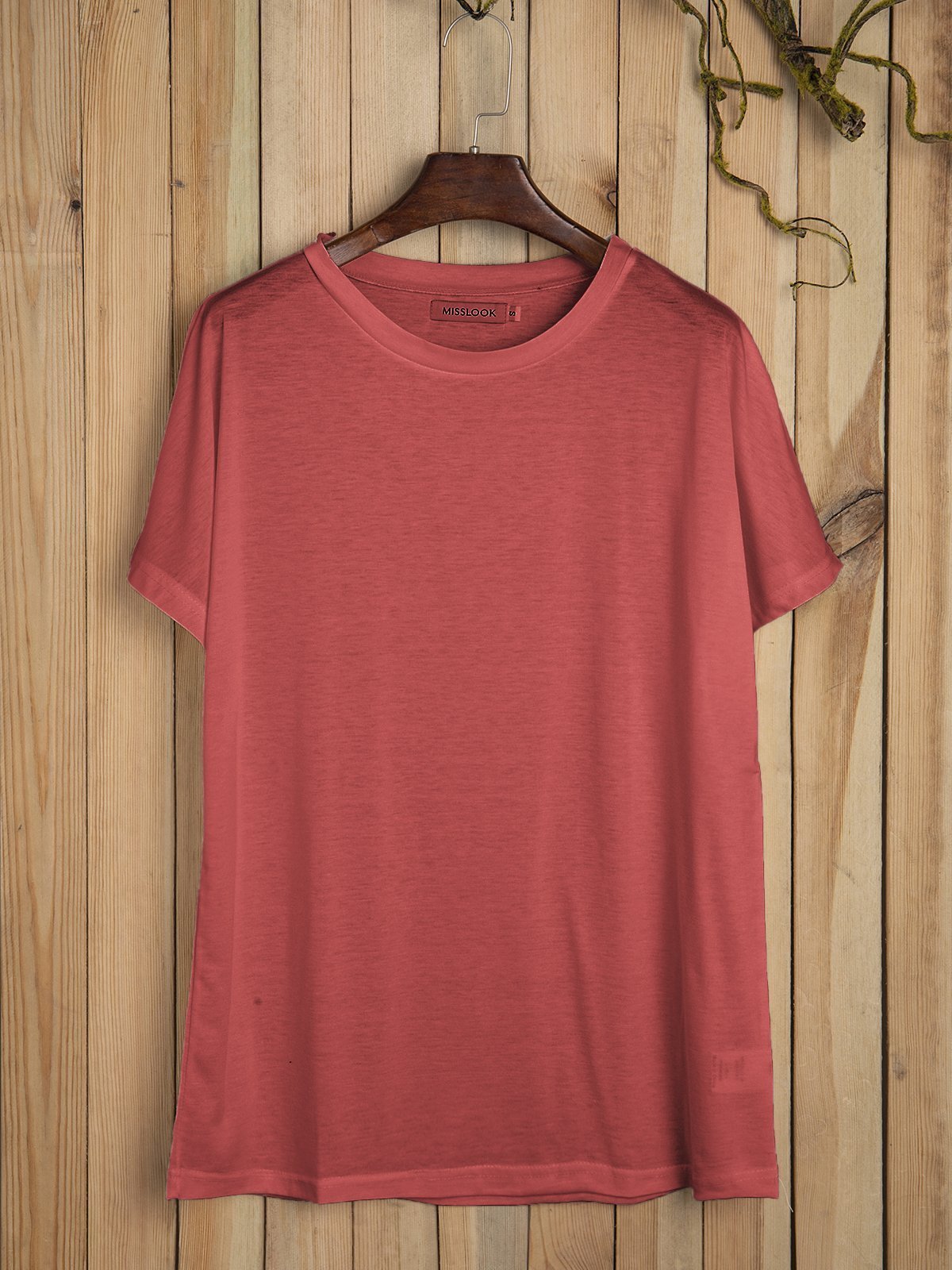 Casual Solid Shirts & Tops