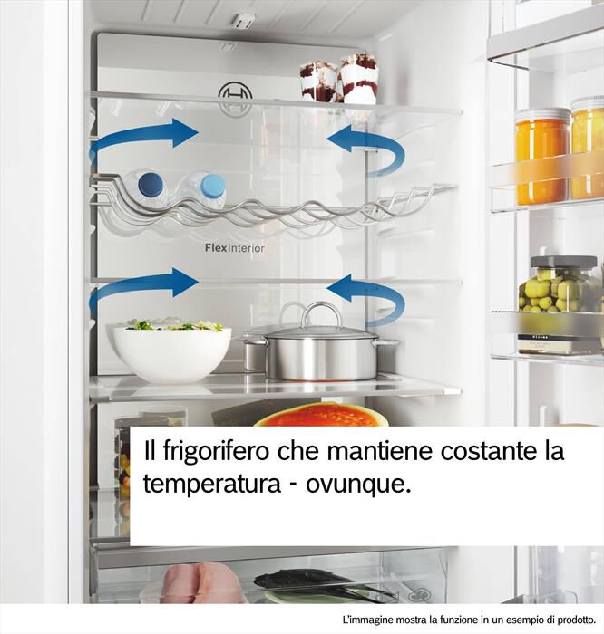 BOSCH - Frigorifero Combinato KGN49OCAF Classe A 203x70 cm-Acciaio