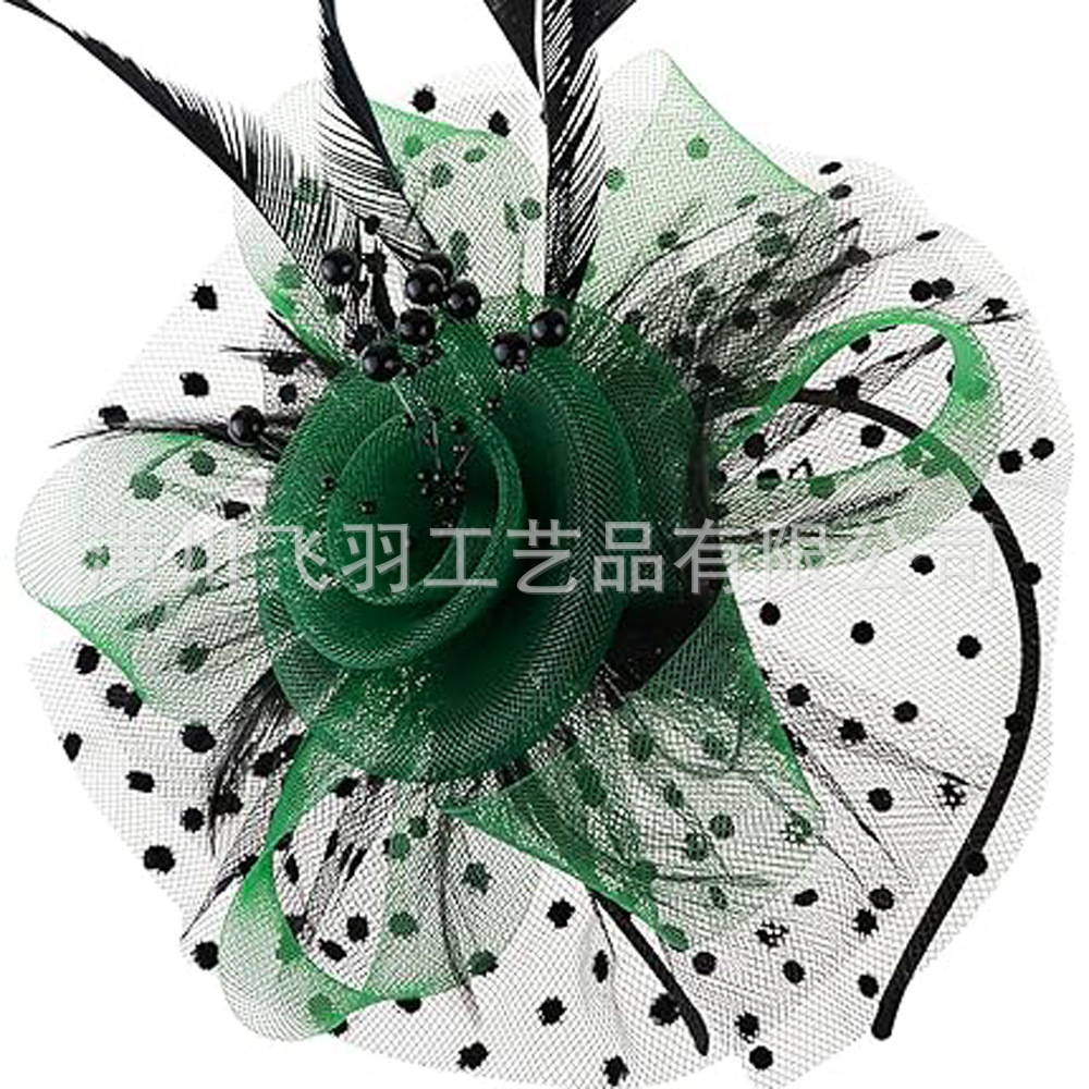 Feather hairband headdress