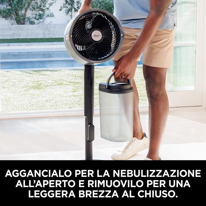 SHARK - Ventilatore portatile FLEXBREEZE PROMIST-Nero