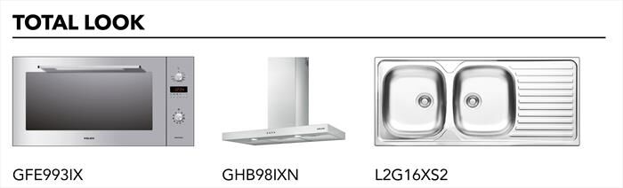 GLEM GAS - Piano cottura a gas GT95TIX- 86cm-Acciaio Satinato