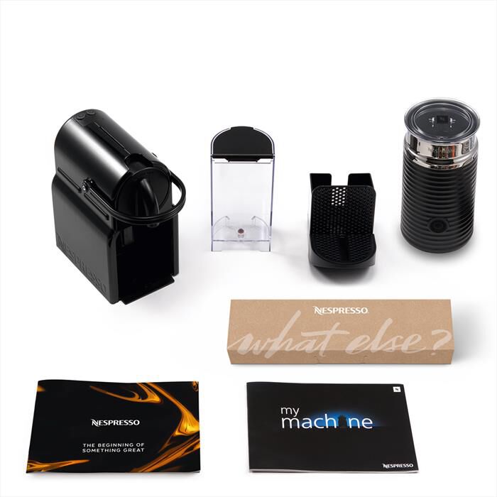 DE LONGHI - EN80.BAE Inissia & Aeroccino NESPRESSO-Nero