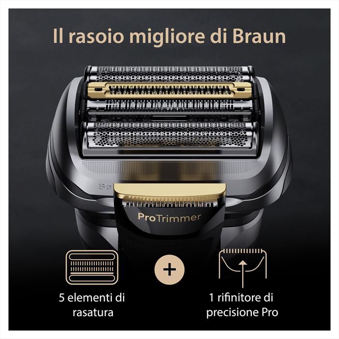 BRAUN - Rasoio SERIES 9 PRO+-Nero