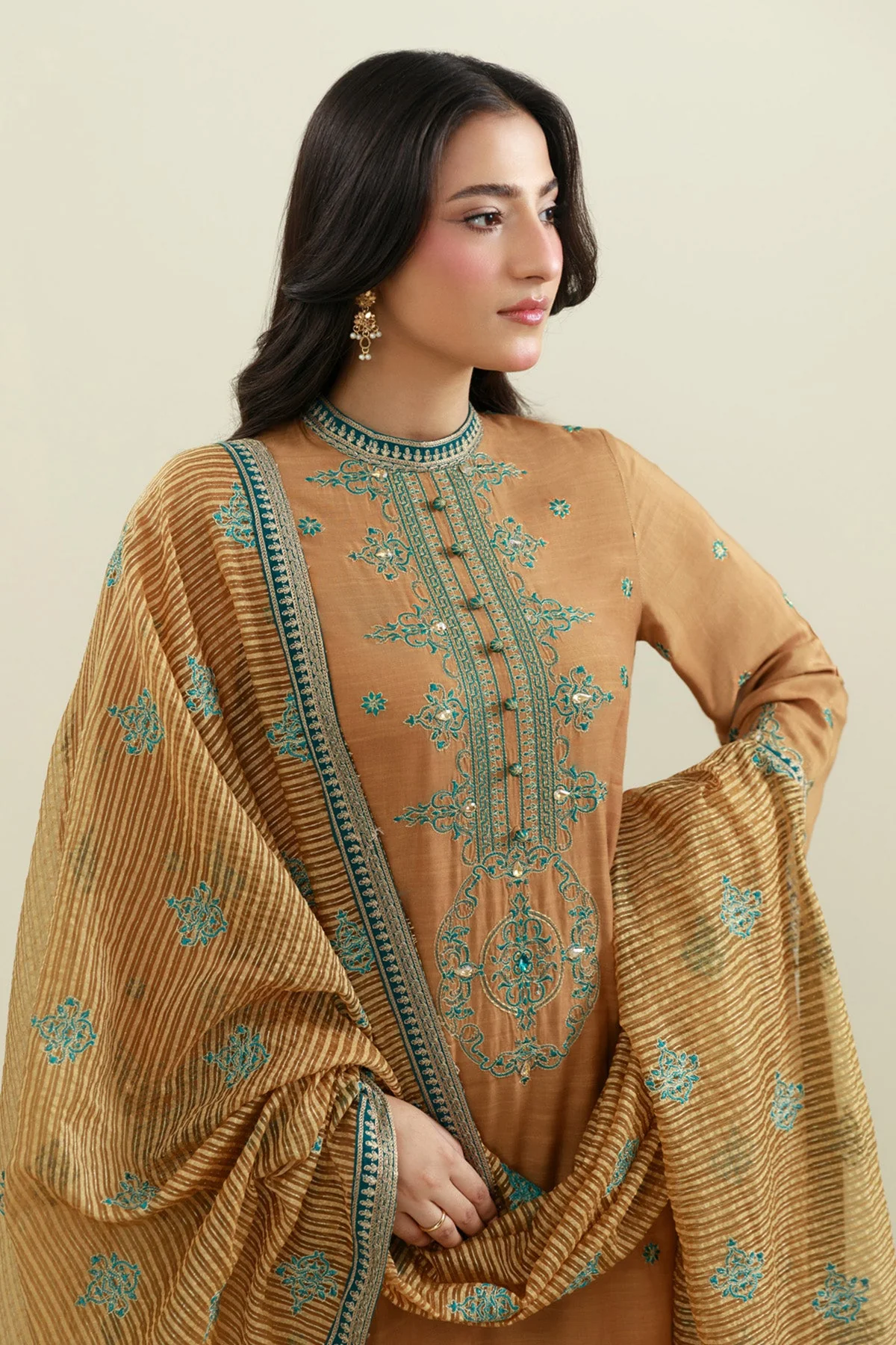 RAW SILK | EMBROIDERED