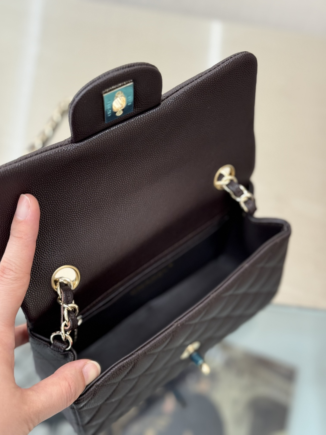 Mini Classic Flap Handbag（Black） - Mocuir