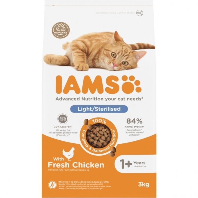 Iams for Vitality Cat Adult Sterilised Chicken