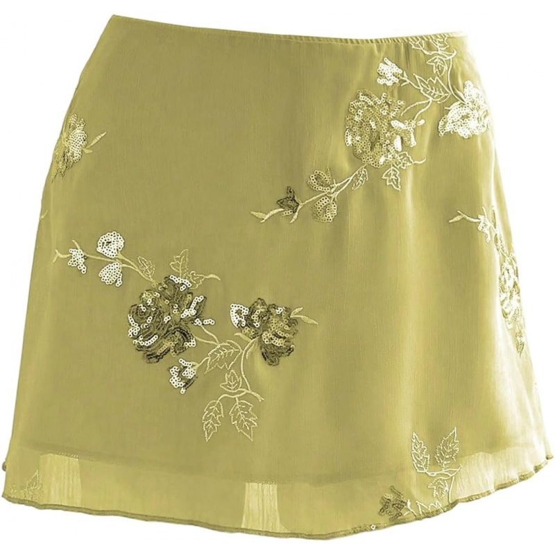 Women's Sparkly Sequin Mini Skirt