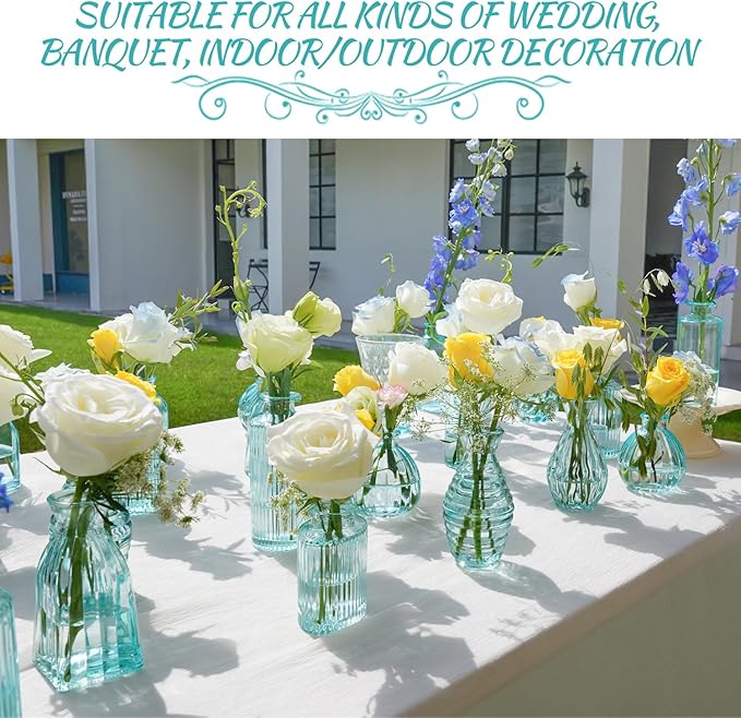 VASEA Bud Vases Set of 12