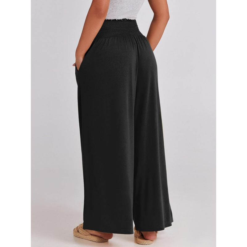 Women Palazzo Pants Summer Boho Wide Leg