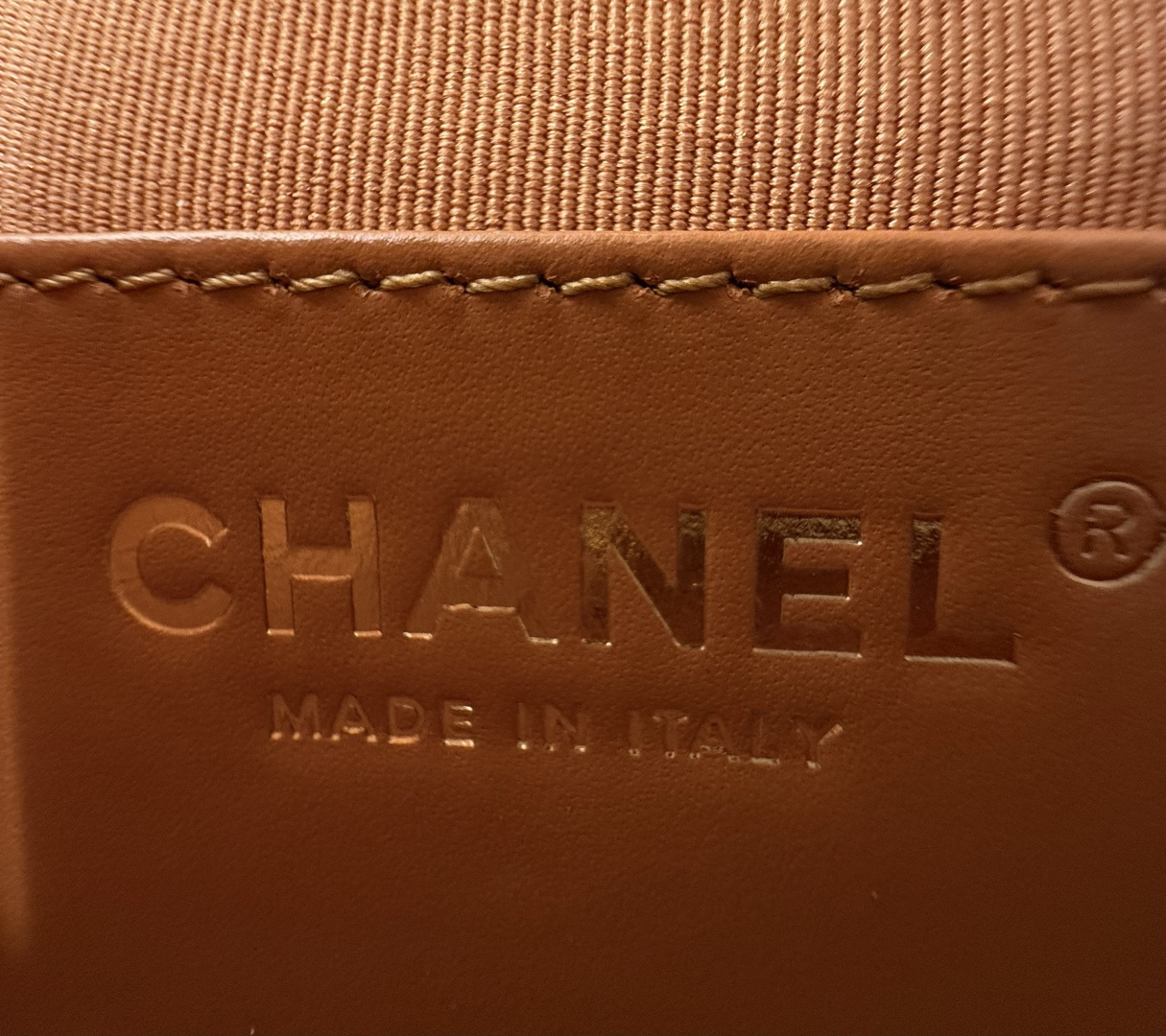 26C Cruise Mini Flap Bag in Caramel Mocha Suede Calfskin with Gold-Tone Hardware (Model AS5989) - Mocuir