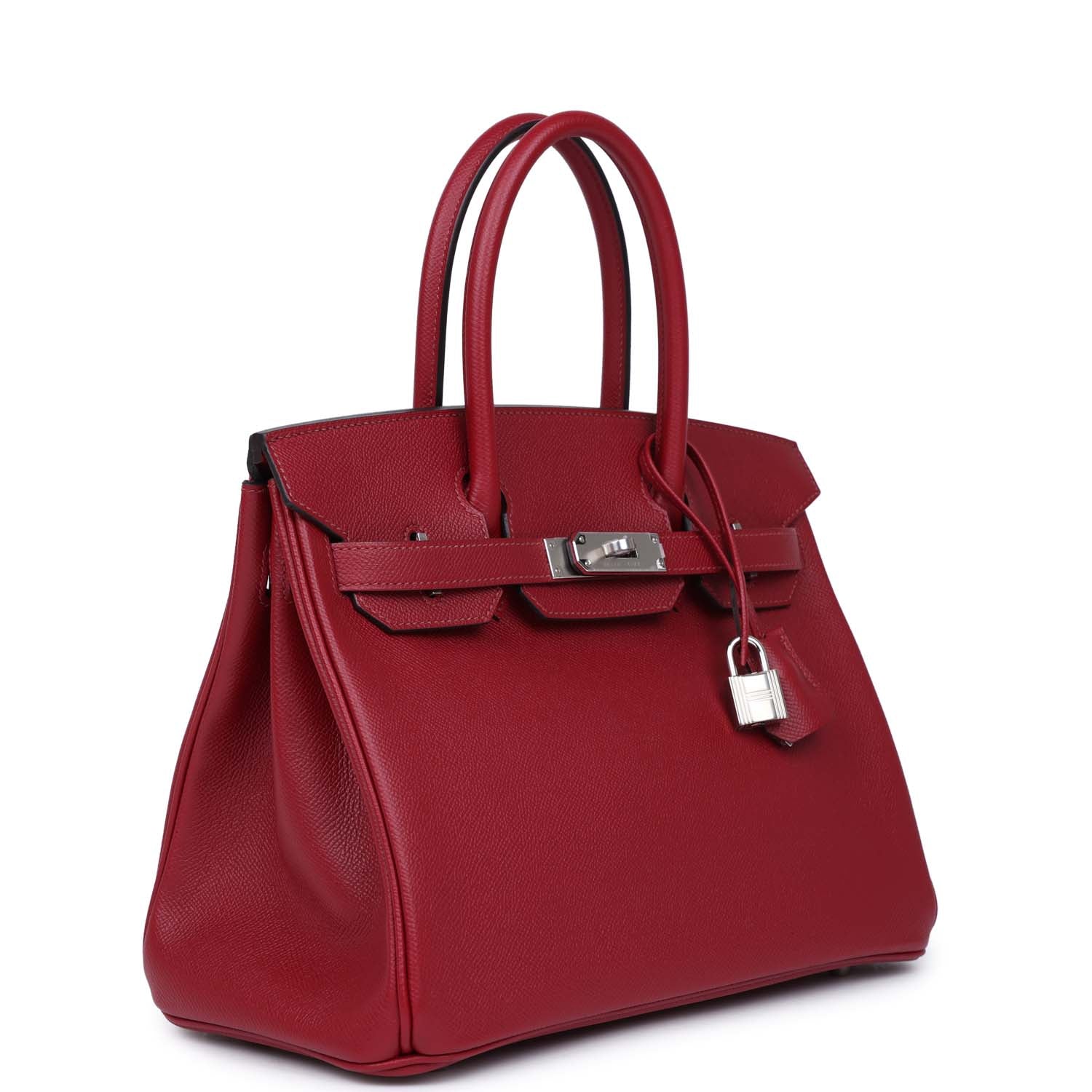 Birkin 30 Rouge Grenat Epsom Palladium Hardware