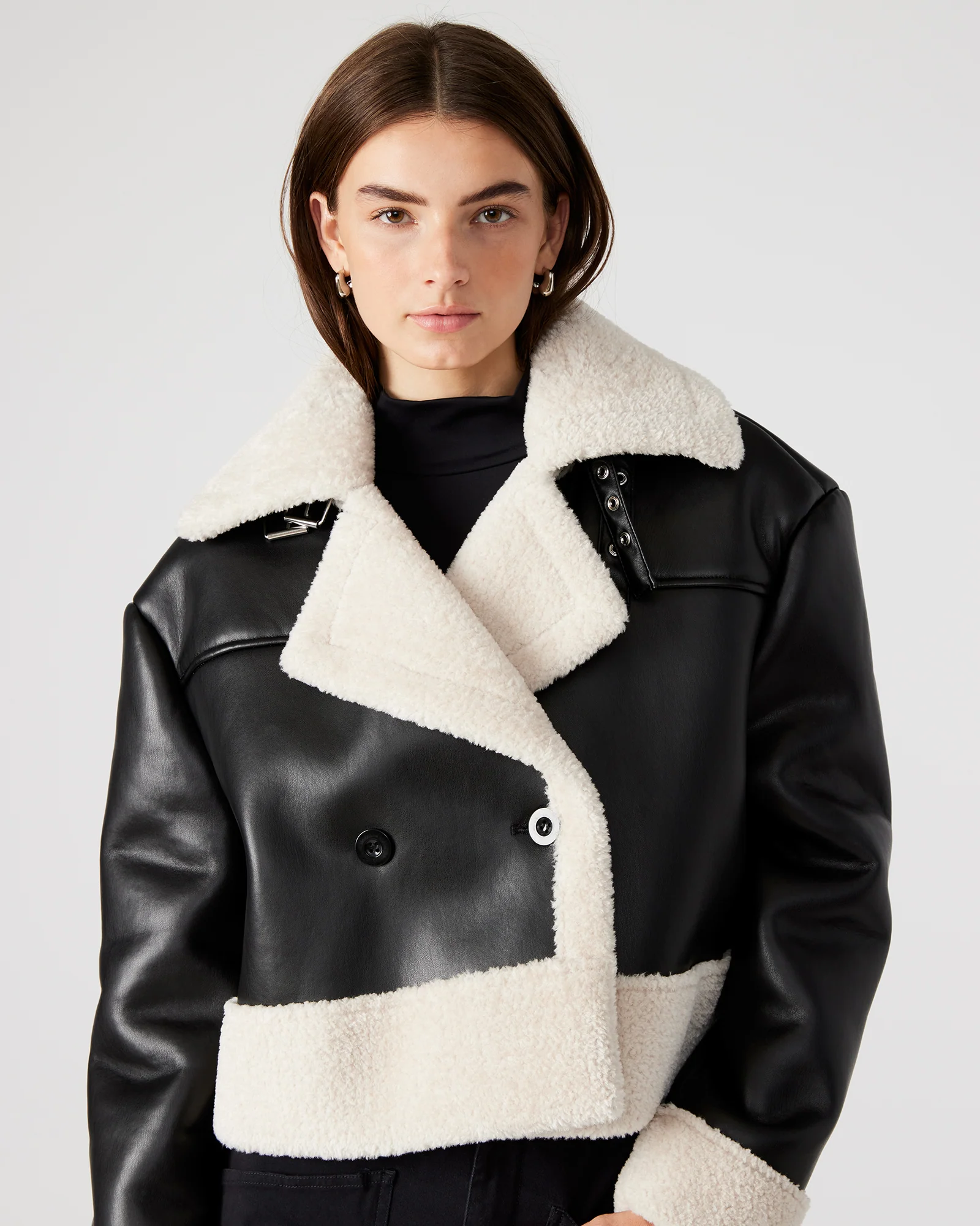 ATHEN JACKET BLACK/NATURAL
