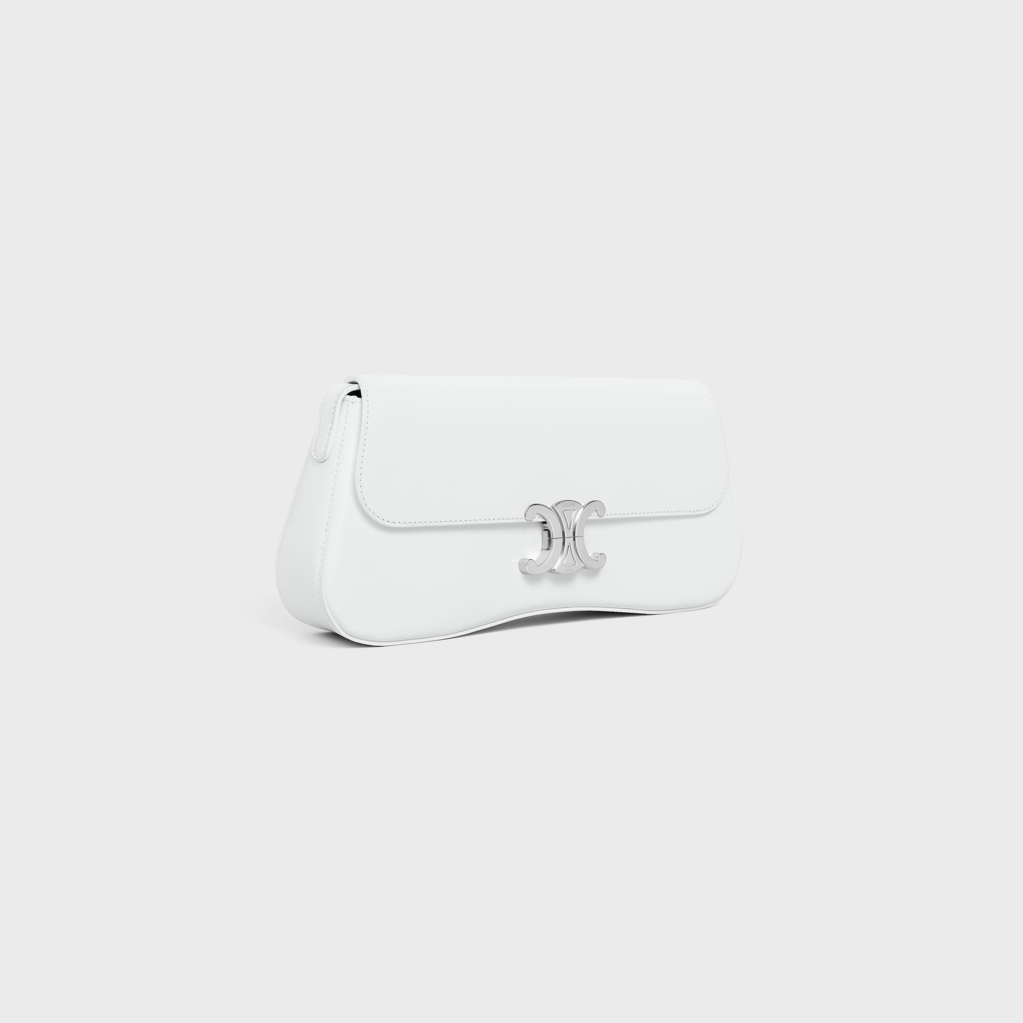 MEDIUM LOLA BAG IN SHINY CALFSKIN BLANC DE BLANC