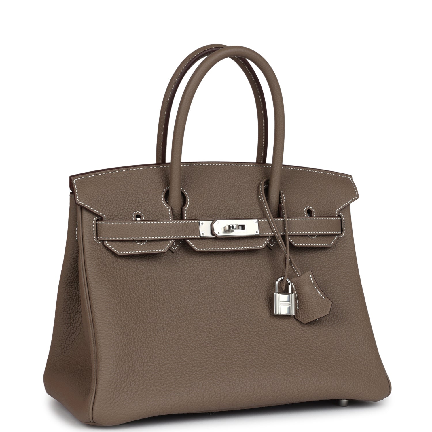 Birkin 30 Etoupe Togo Palladium Hardware