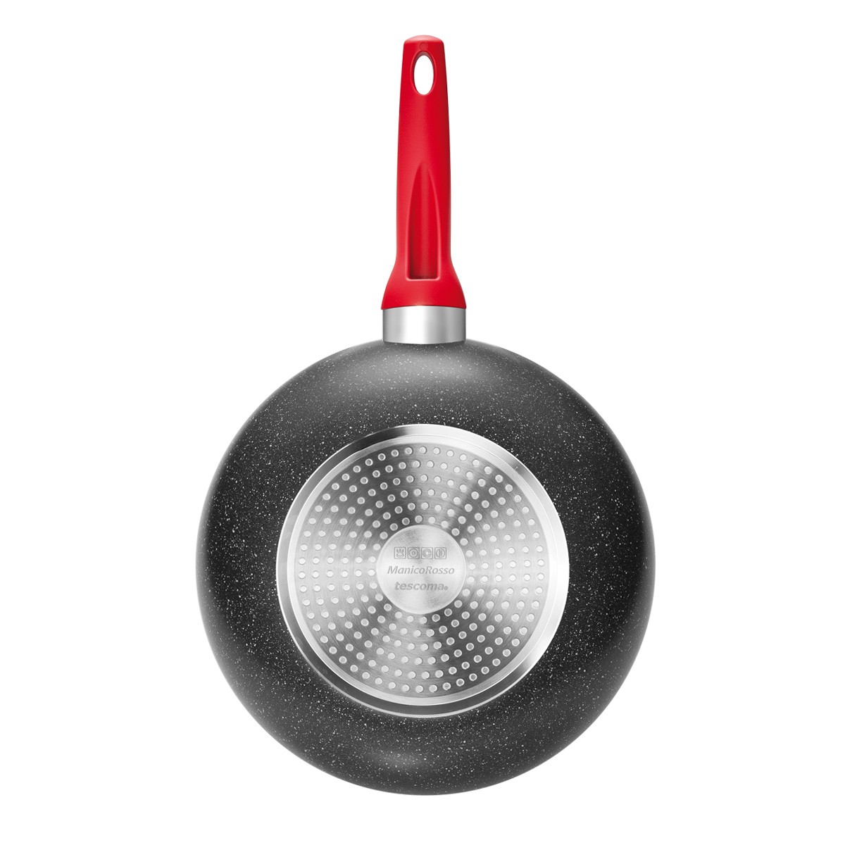 Wok MANICO ROSSO ø 28 cm