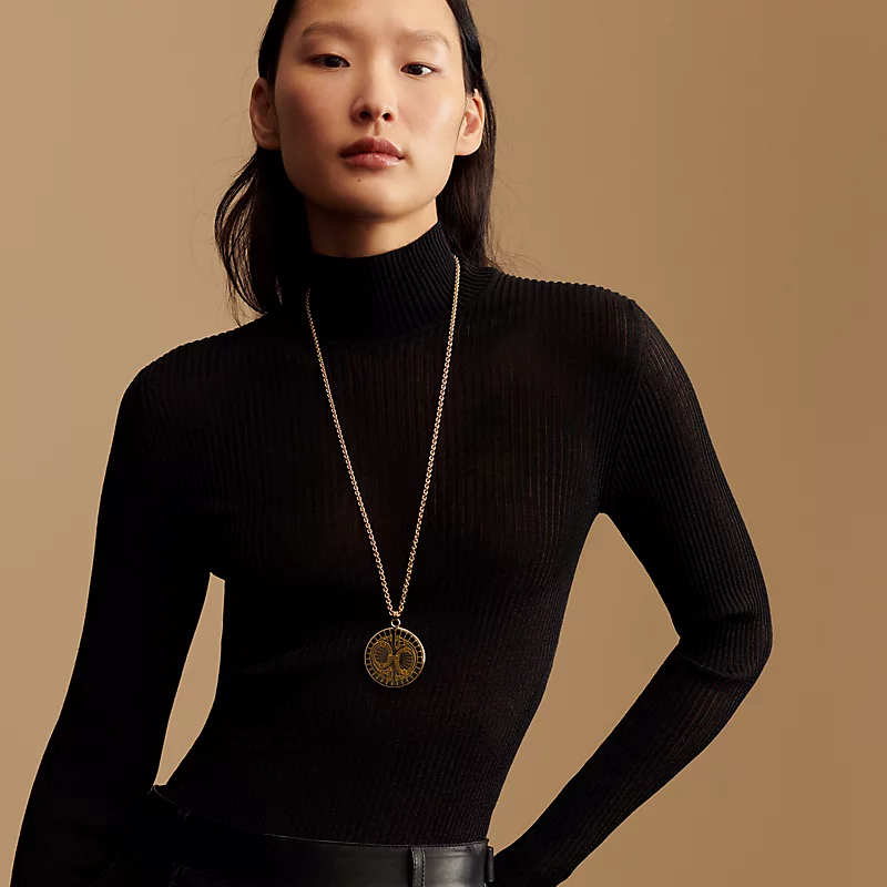 Medaille Bijou Deux Cors necklace, large