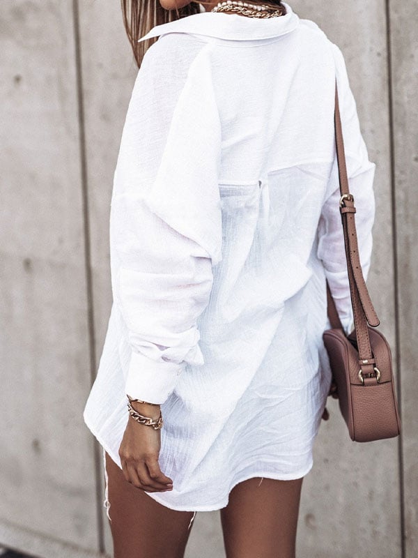 Women's Cotton Casual Loose Shirt