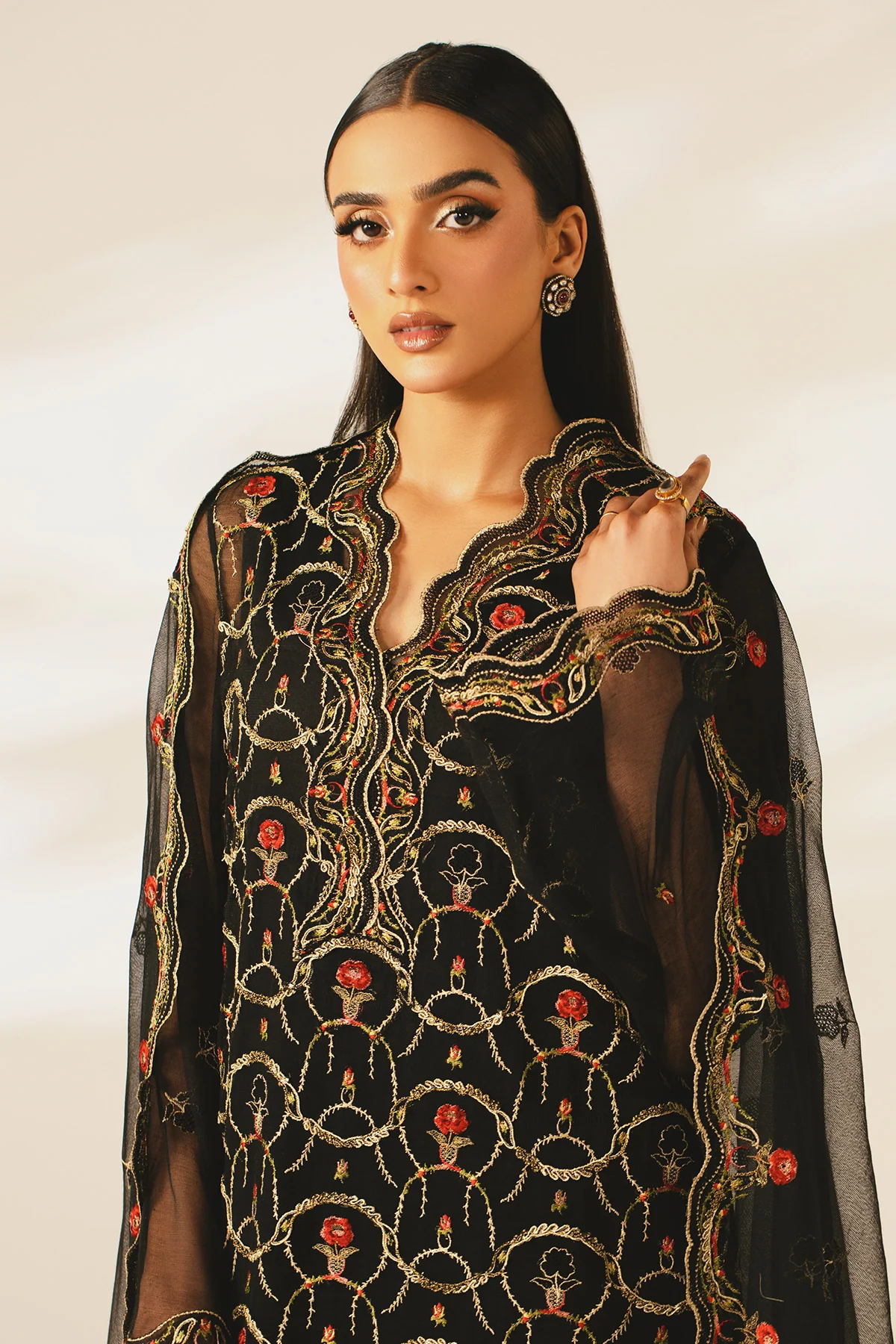 CHERRY NET | EMBROIDERED
