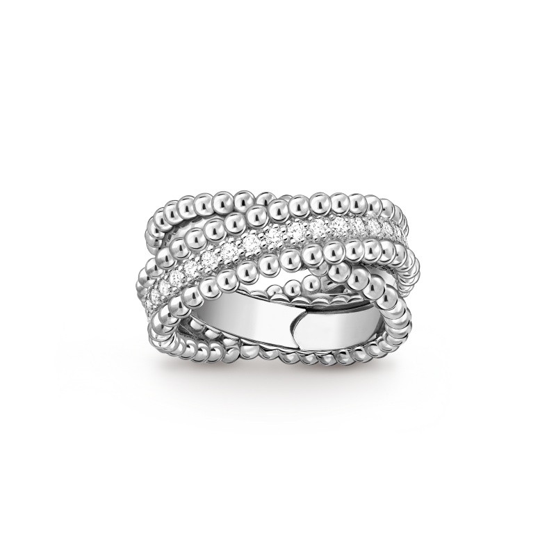 Perlee diamonds duo ring