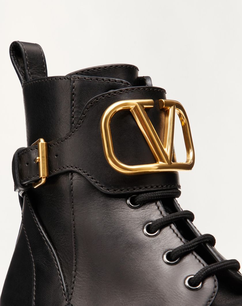 VLOGO SIGNATURE CALFSKIN COMBAT BOOT 35MM / .8 IN.