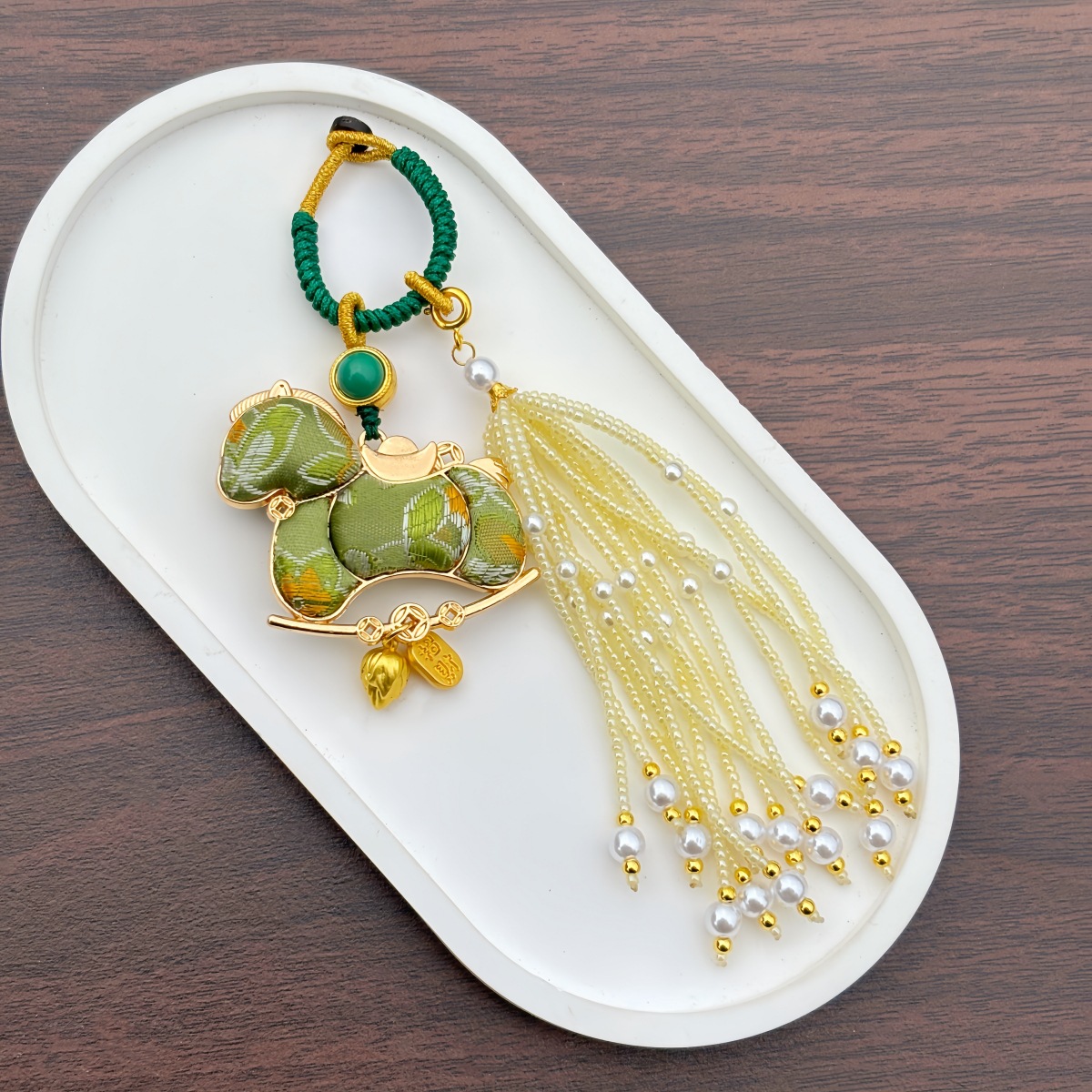 Chinese style embroidery gourd pendant decoration