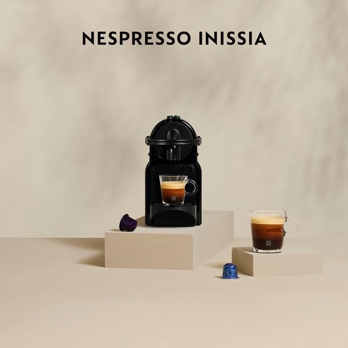 DE LONGHI - EN80.BAE Inissia & Aeroccino NESPRESSO-Nero