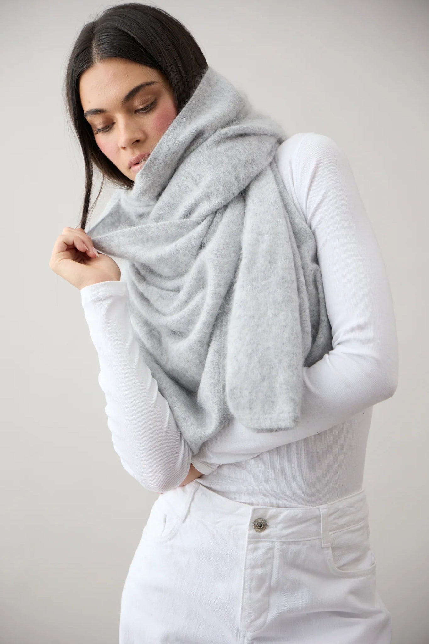 Cloud Toss Cashmere Shawl