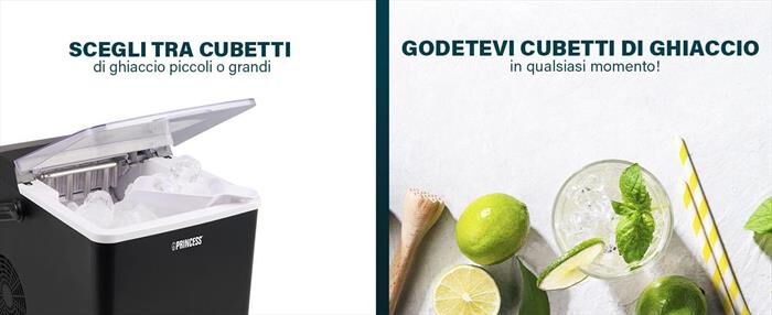 PRINCESS - 283098 - FABBRICATORE DI GHIACCIO-Nero / Plastica