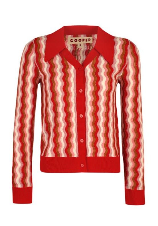 ‌Dual Layer Rib Trim Top