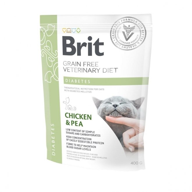 Brit Veterinary Diet Cat Diabetes Grain Free Chicken & Pea