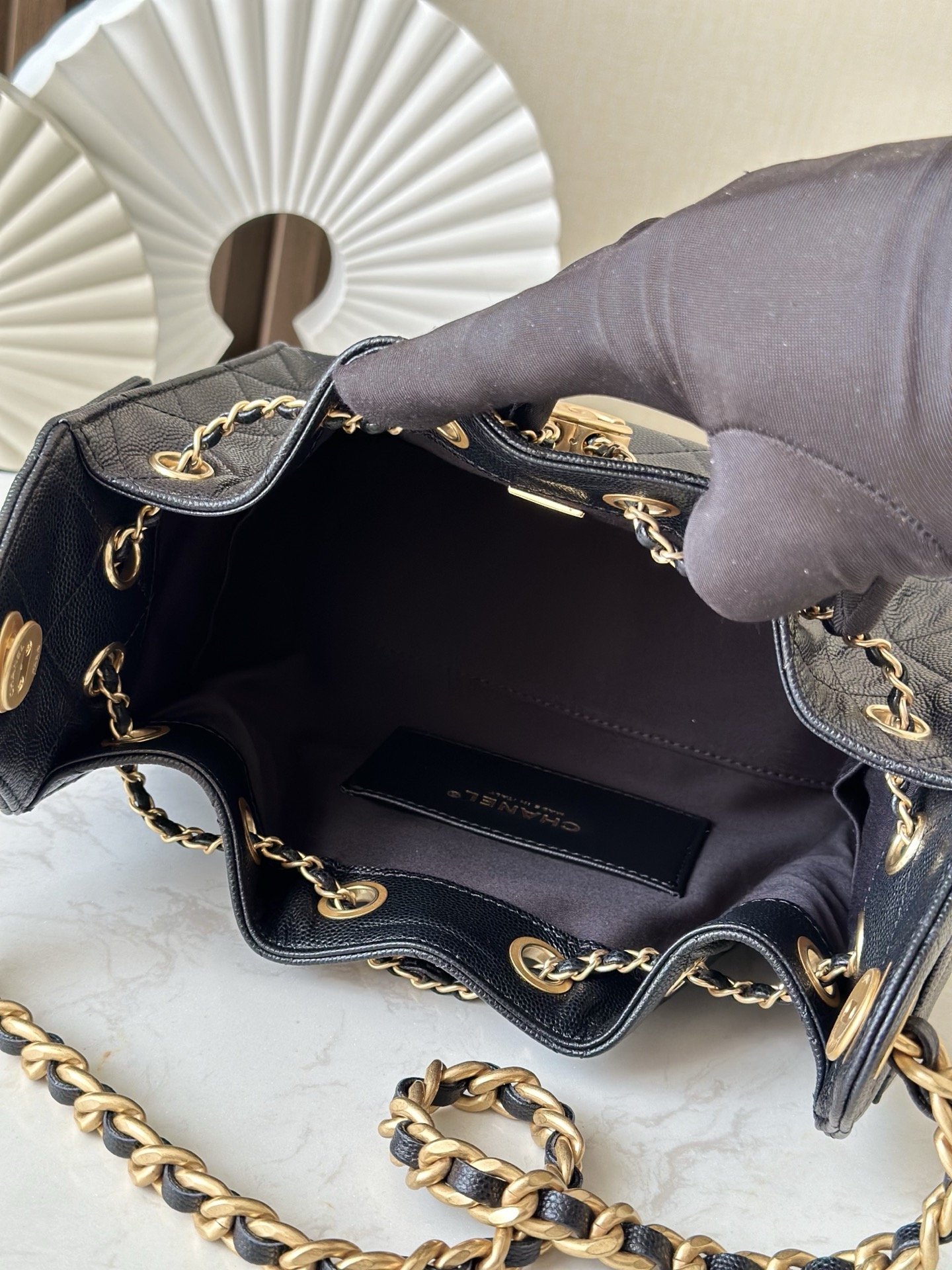 25 Drawstring Bucket Bag - Mocuir