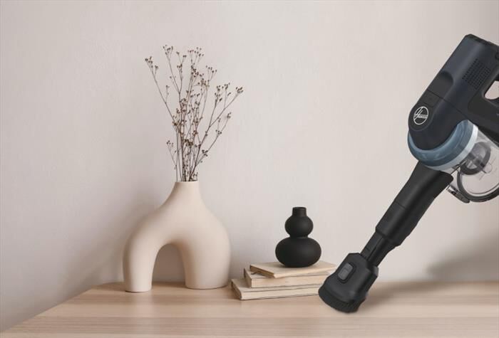 HOOVER - Aspirapolvere ricaricabile HF401P 011-Nero, Argento