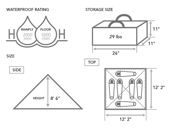 Pyramid Tent (L)