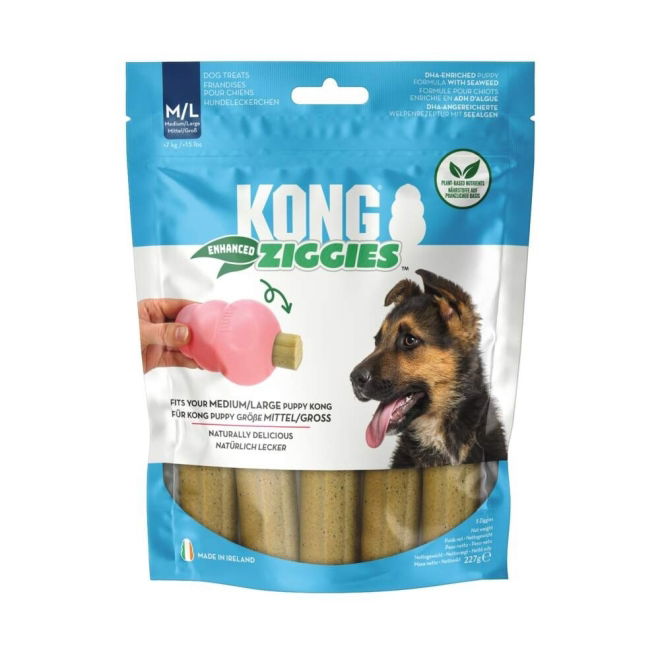 KONG Puppy Ziggies Tyggepinner til Aktiviseringsleke