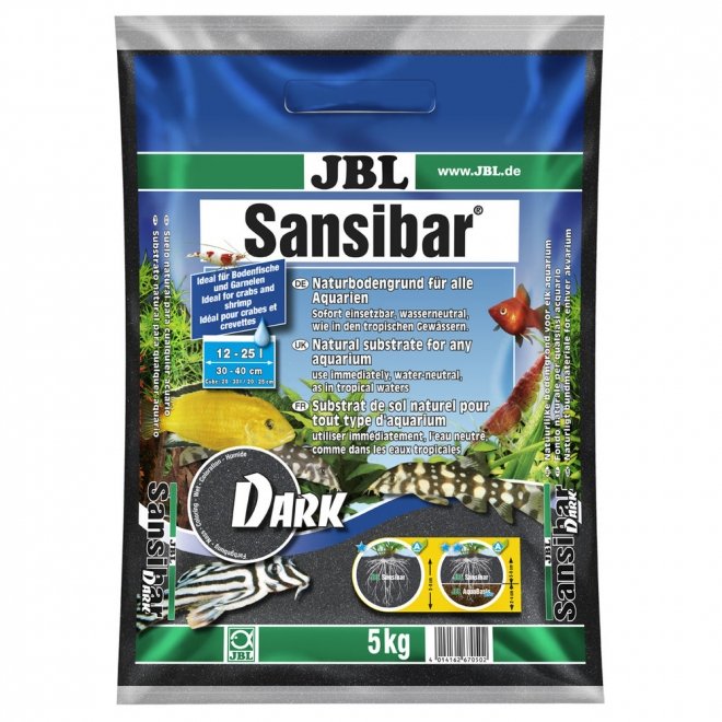 JBL Sansibar Akvariesant Svart 5 kg