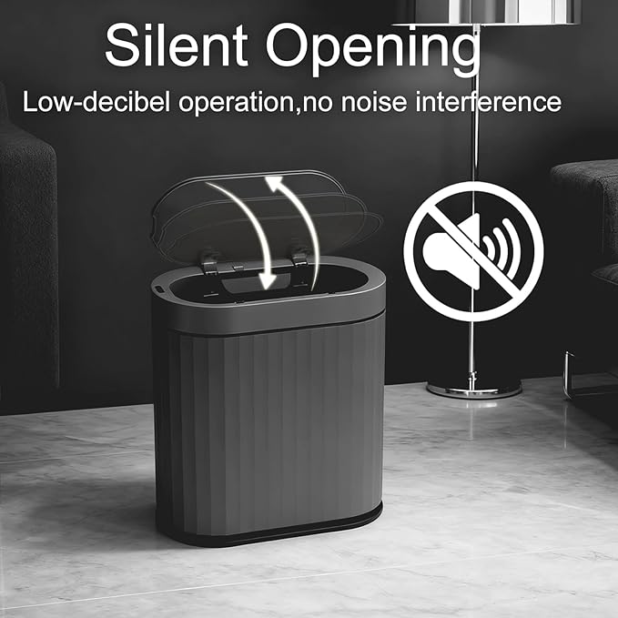 SMARTTOSS Bathroom Motion Sensor Trash can