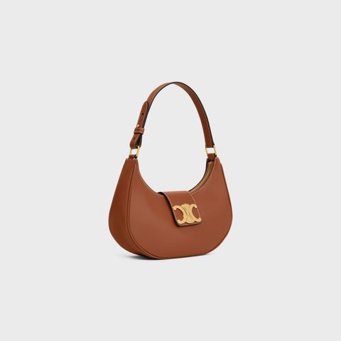 MEDIUM AVA TRIOMPHE BAG IN SMOOTH CALFSKIN TAN