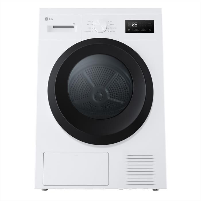 LG - Asciugatrice RNA1008NWK 8Kg Classe D-Bianco