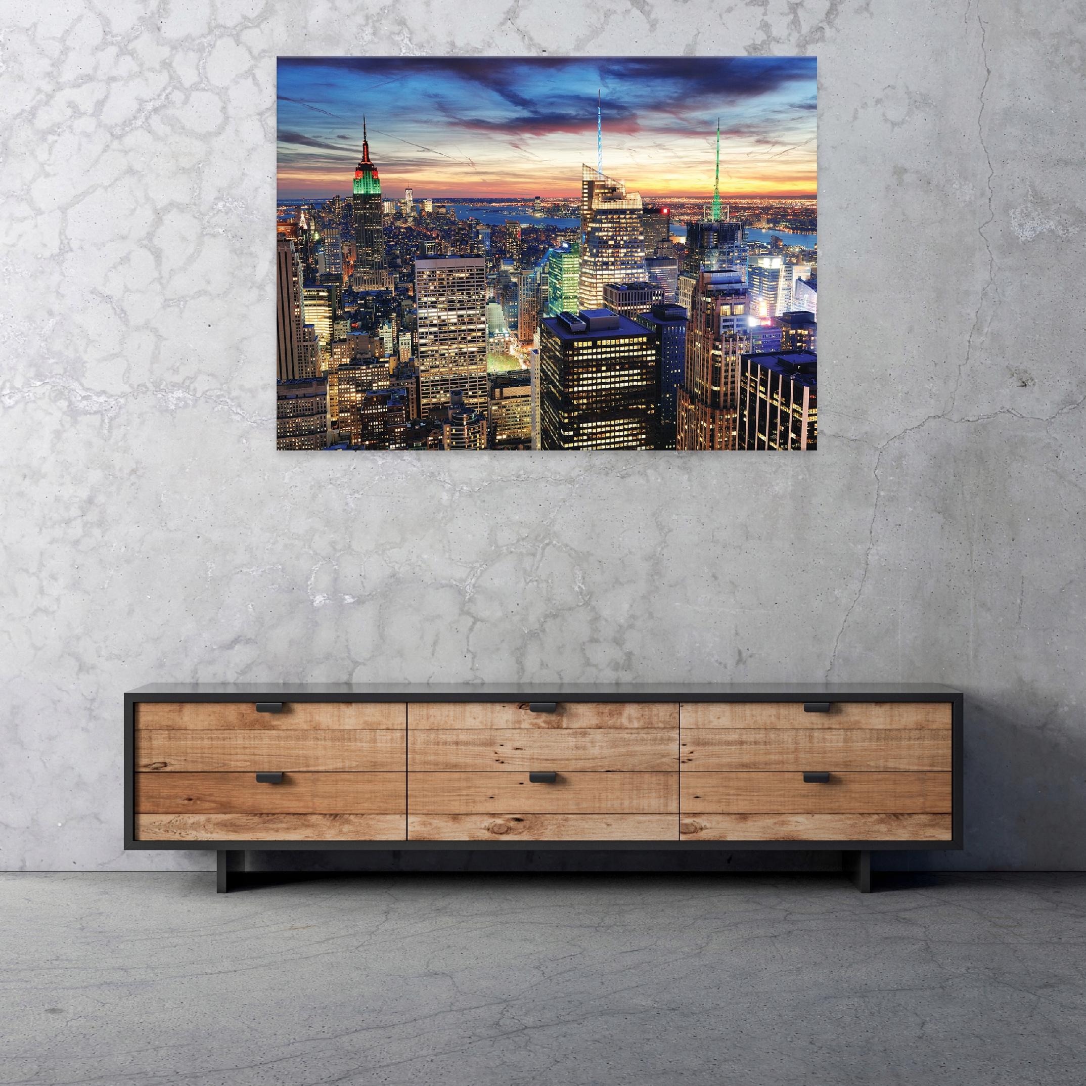 Canvas painting of New York City, living room, 60x40