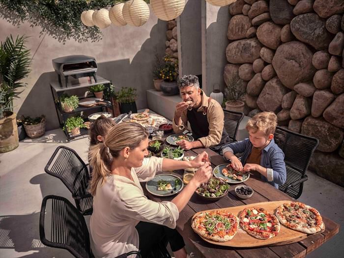 WITT - Forno pizza da esterno ETNA ROTANTE-Nero