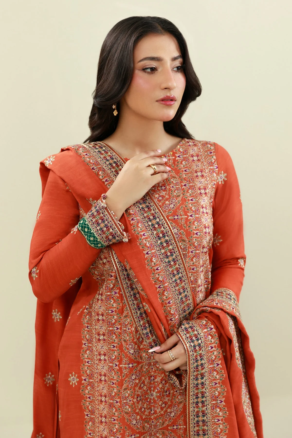 RAW SILK | EMBROIDERED