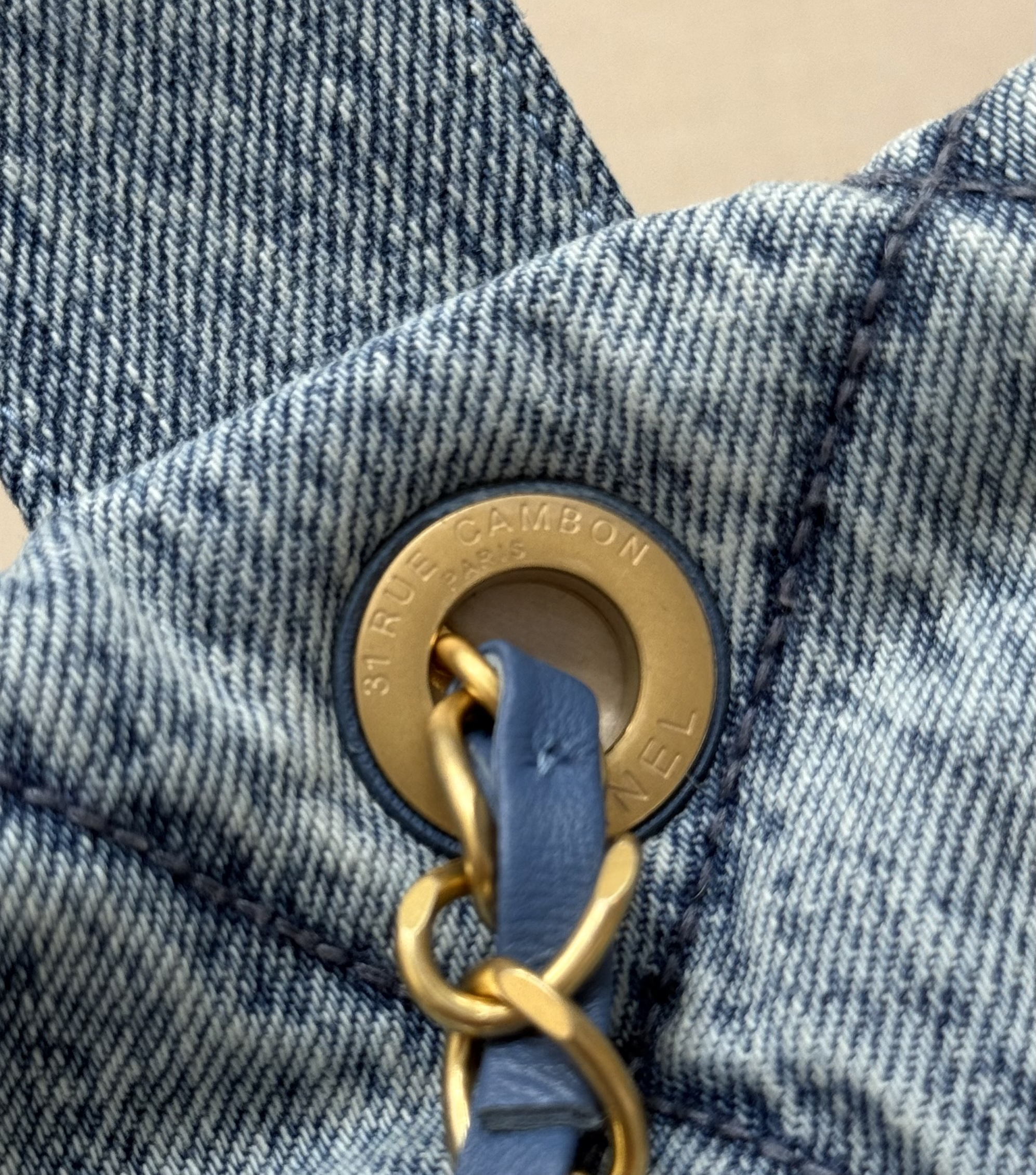 25K Bow Handle Bag（Denim） - Mocuir