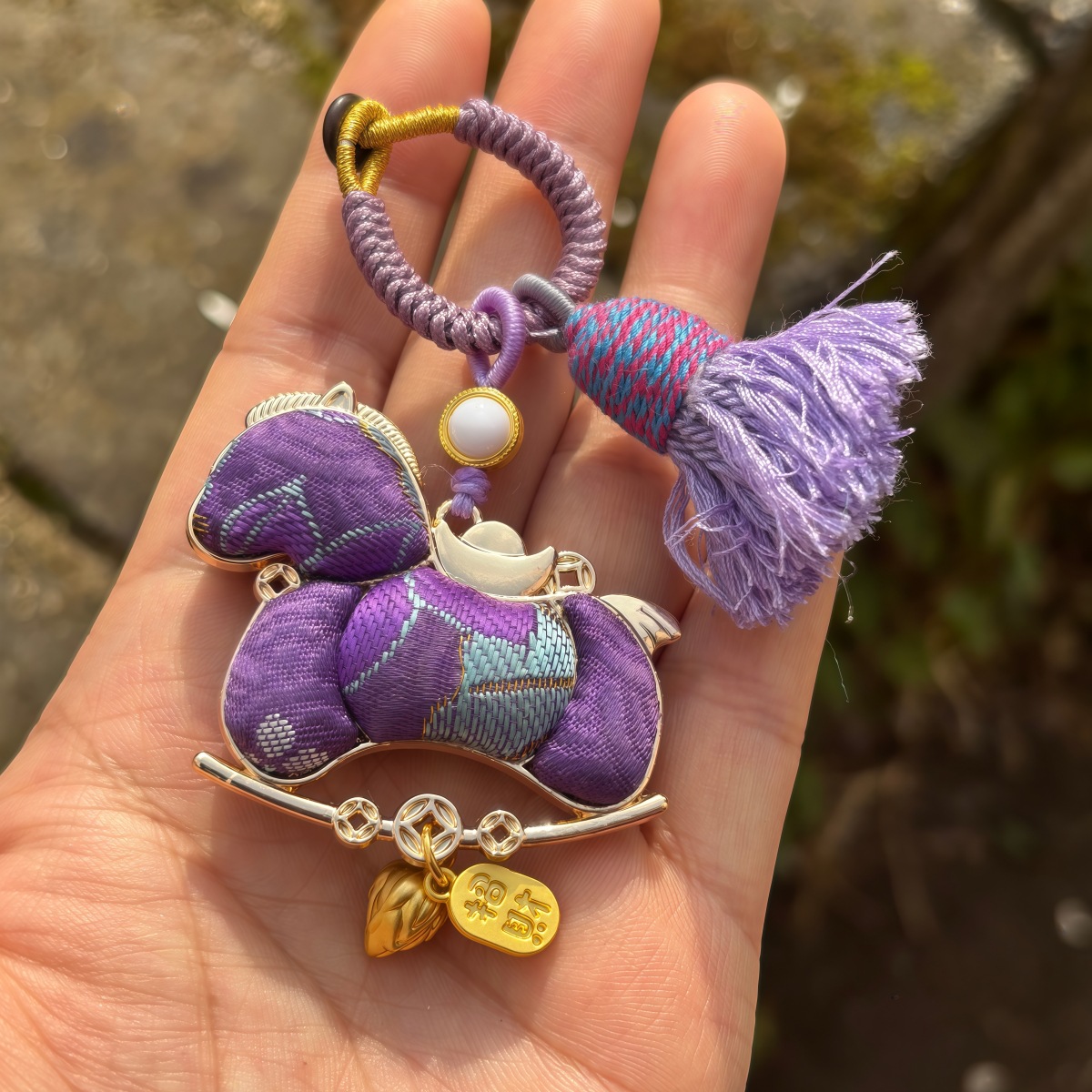 Chinese style embroidery gourd pendant decoration