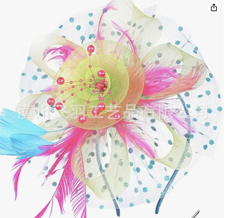 Feather hairband headdress