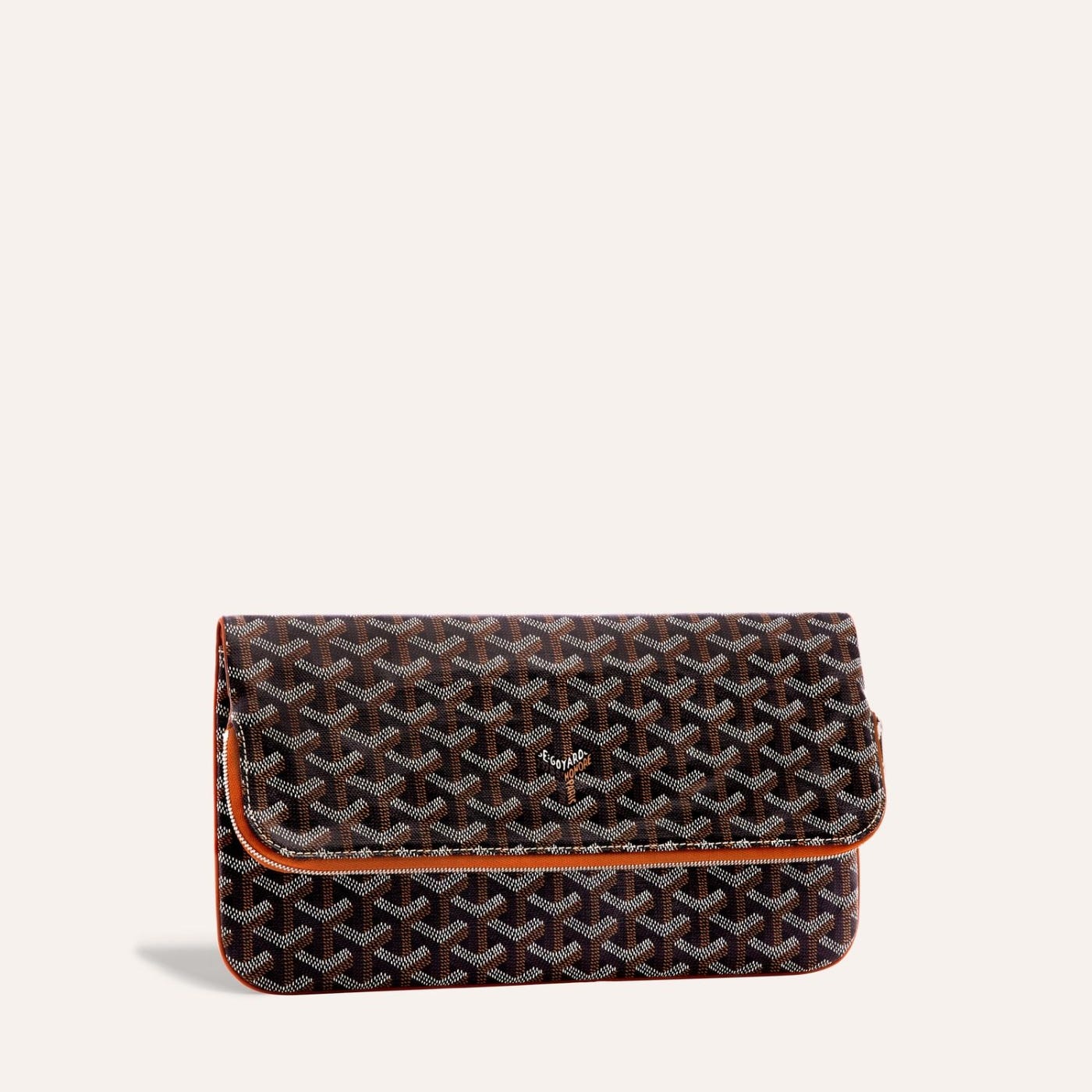 Sainte-Marie MM Clutch Black & Tan