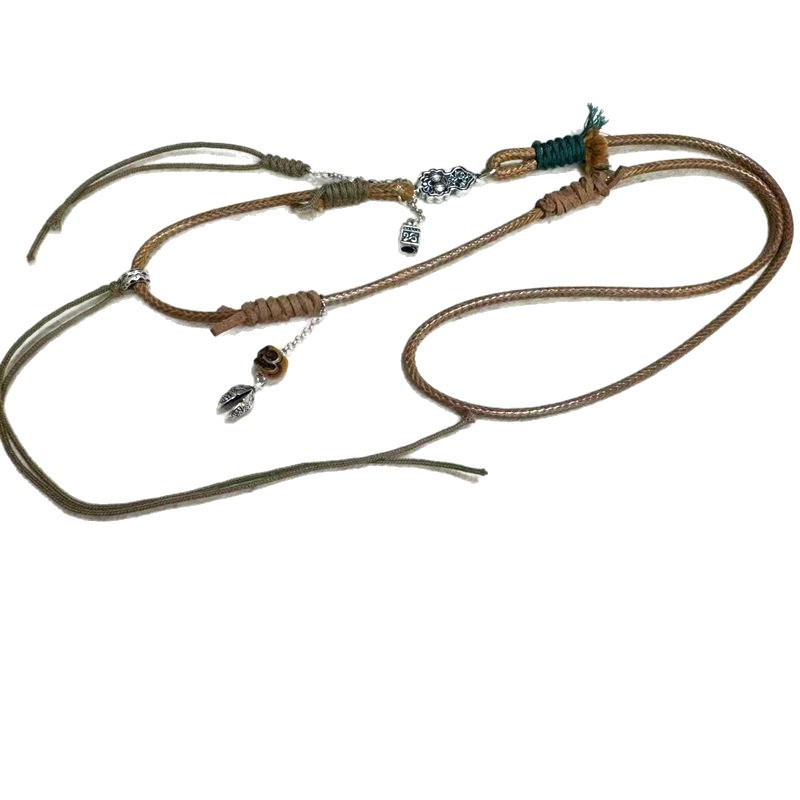 Silver ox bone jewelry versatile style