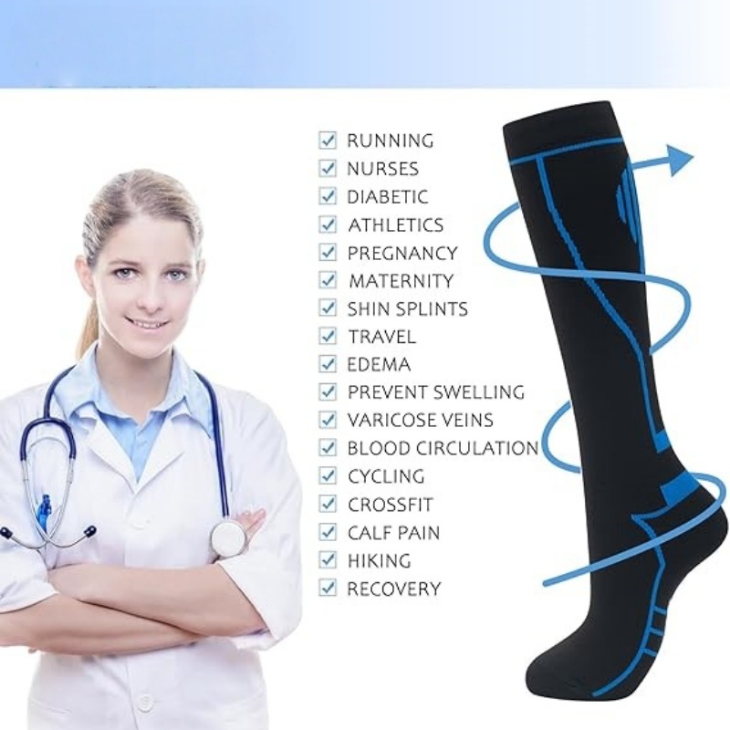 LUNULA Compression Socks for Women Men