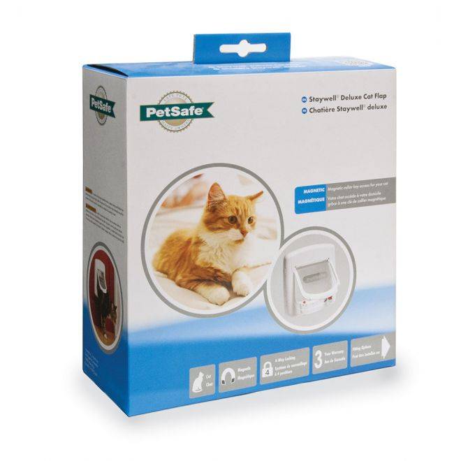 Staywell Katteluke Magnet Hvit 400