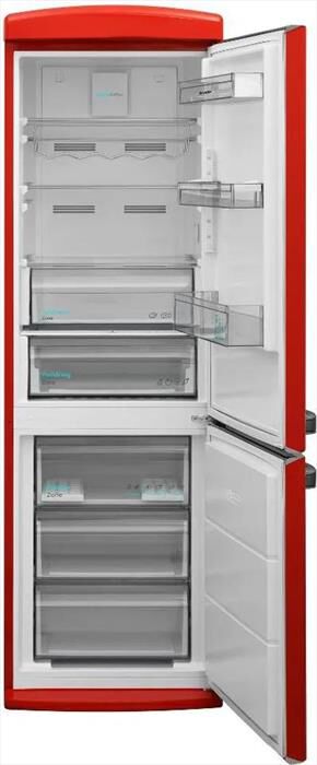 SHARP - Frigorifero combinato SJ-NRA11RMXRD Classe D 331lt-Rosso