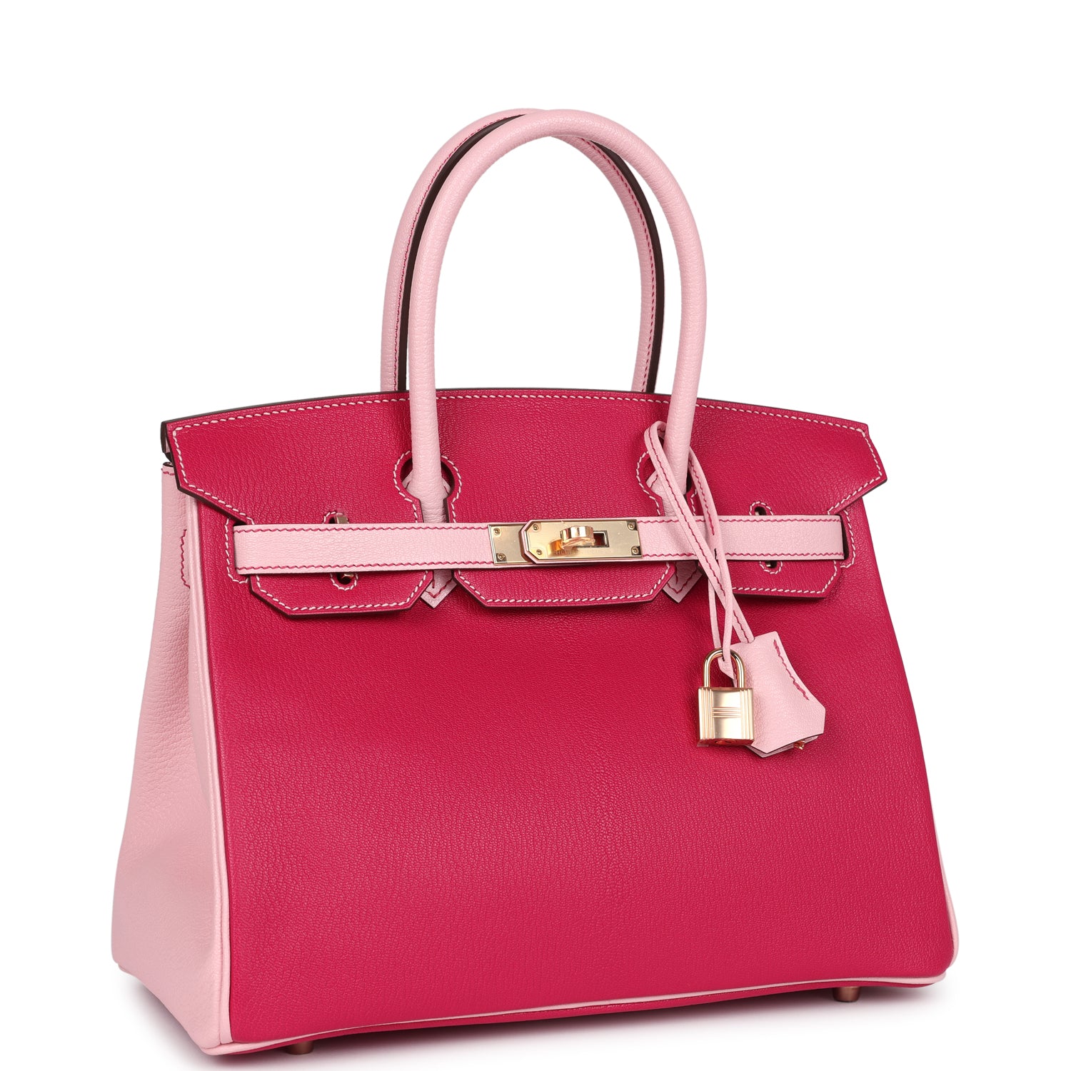 Special Order (HSS) Birkin 30 Rose Mexico and Rose Sakura Chevre Rose Gold Hardware